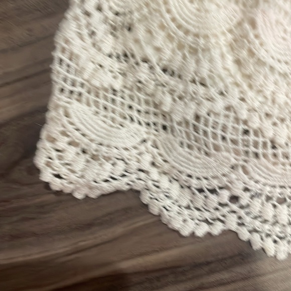 Blue Island Cream Mini Skater Skirt - Picture 3 of 5